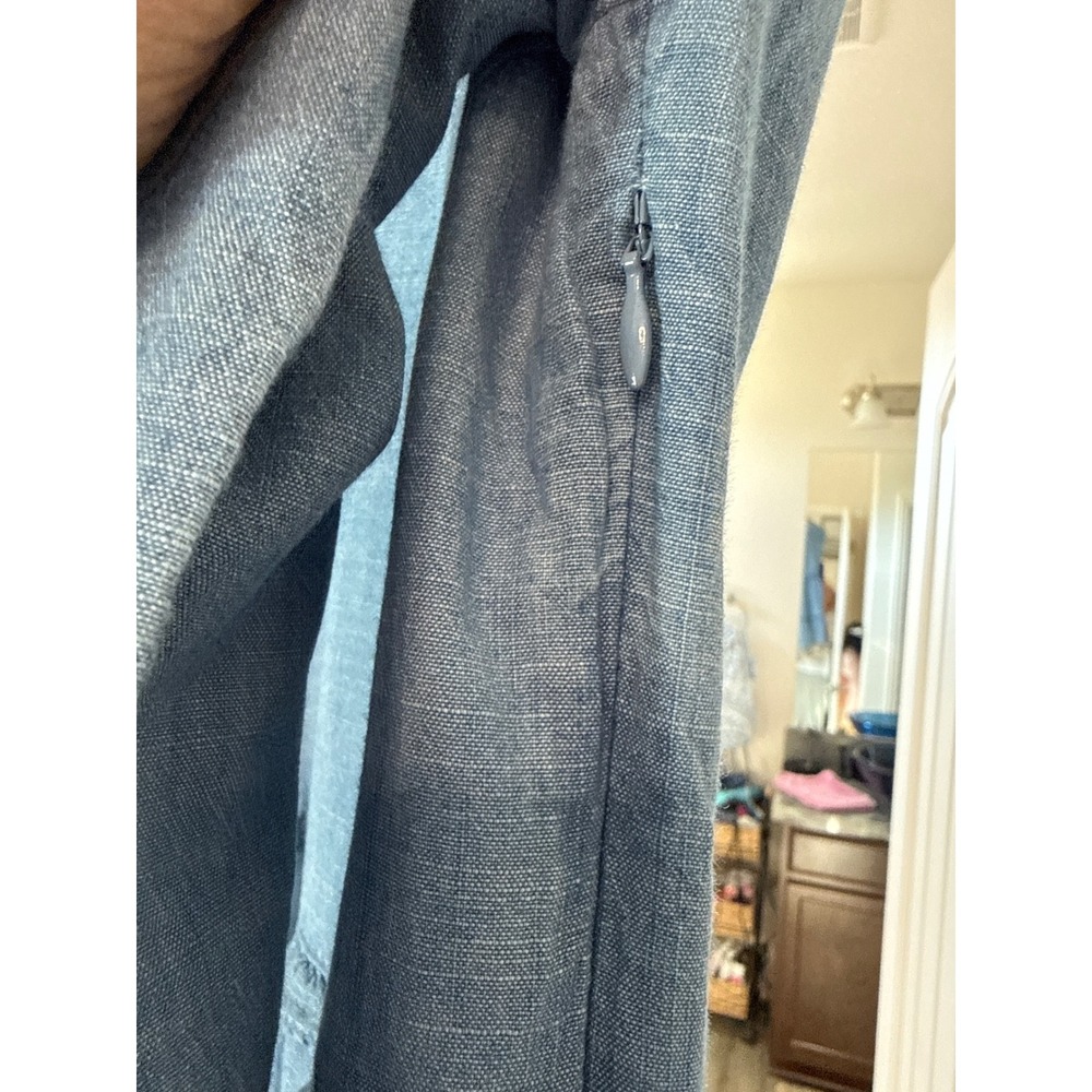 J.Crew Re-Imagined Chambray Tiered Mini Dress Smocked Cuff Prairy/Cottagecore 6 - Picture 10 of 12